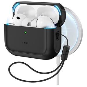 NEW AirPod Pro 3 Hybrid Magnetic Black Case Orbit Series by ESR 3rd Gen 2025